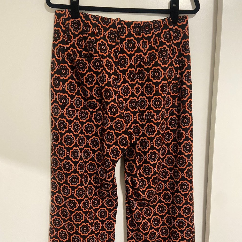 The Colette Cropped Wide-Leg Ponte Pants by Maeve